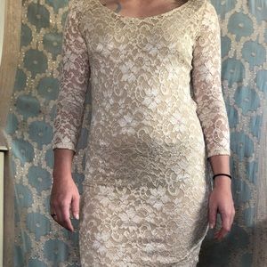 Cream Lace Arden B Dress